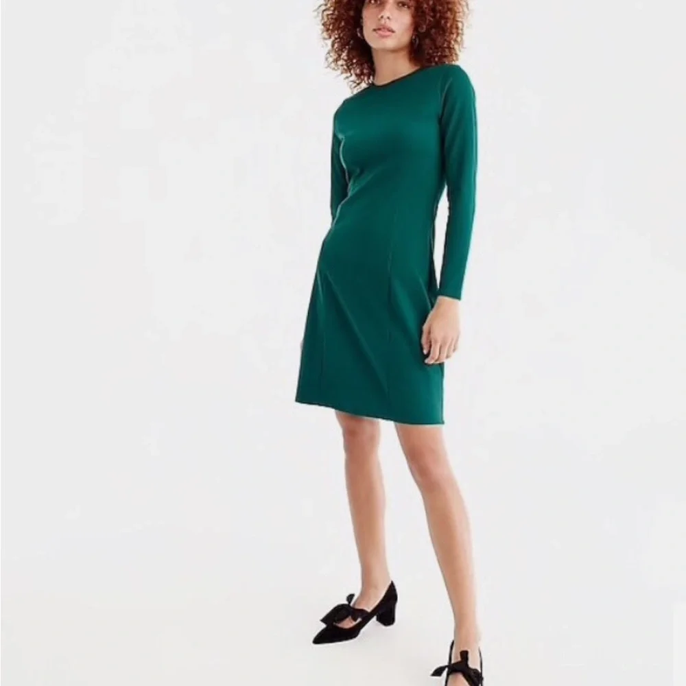 J Crew Green Shift Dress size XL